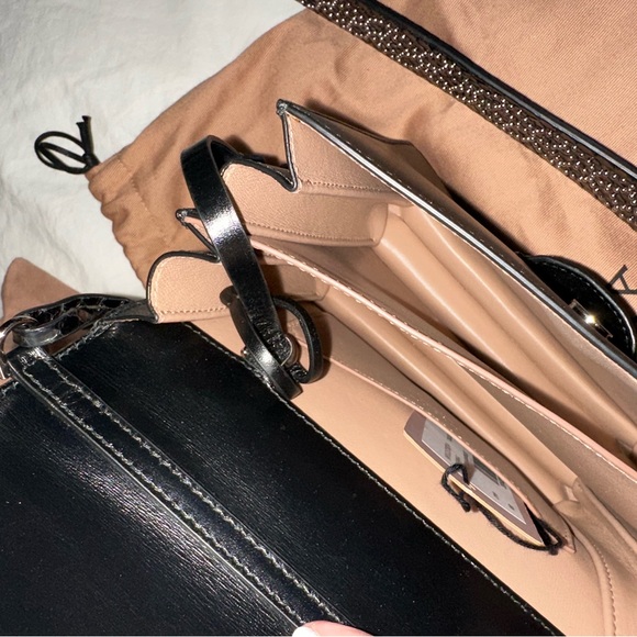 NWT Alaia Mini Leather/Python Snakeskin  - Top Handle/Shoulder/Crossbody Strap - Picture 12 of 14